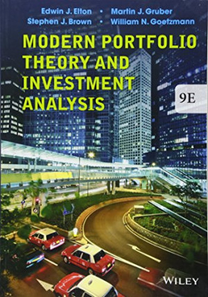 Modern Portofolio Theory And Investment Analysis