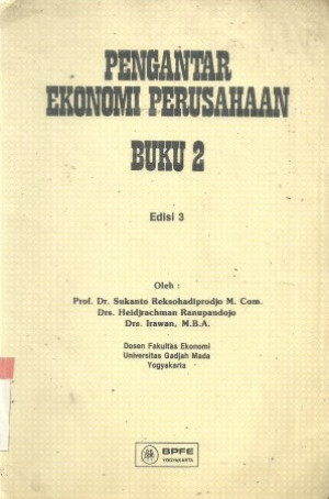 Pengantar Ekonomi Perusahaan, Buku 2