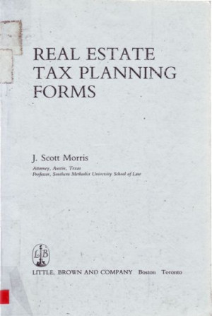 Real Estate Tax Planning Forms