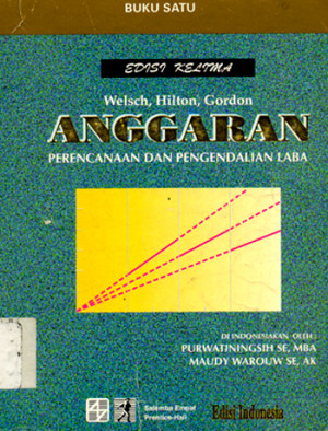 Anggaran: perencanaan dan pengendalian laba, Buku-1