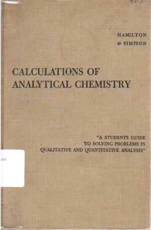 Calculations of Analytical Chemistry