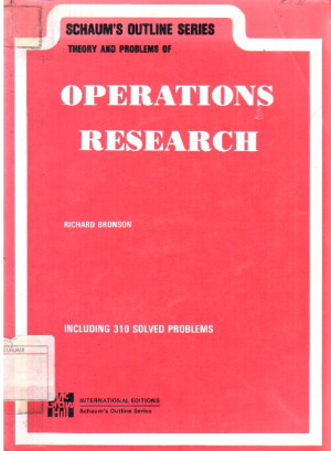 Operations Research: theory and problems (Schaum)