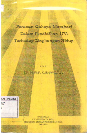 Peranan Cahaya Matahari dalam pendidikan IPA terhadap Lingkungan Hidup